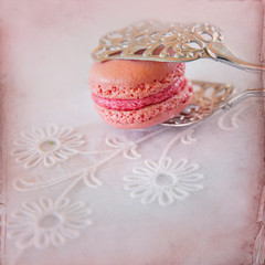 Fototapeta na wymiar Sweet Macarons Background