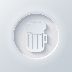 Vector light circle icon. Eps10