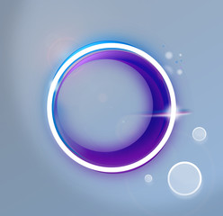 Fresh button design with shining effects