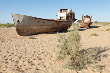 Fototapeta na wymiar Lost Aral Sea
