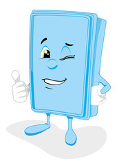 Character plastic container with lids