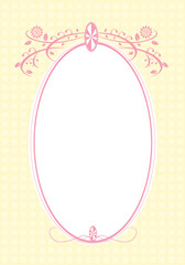 vintage label for wedding design