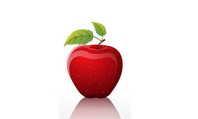 Apple red sweet and sour