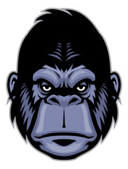 gorilla head mascot