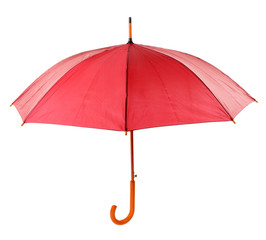 Red Umbrella isolated on white