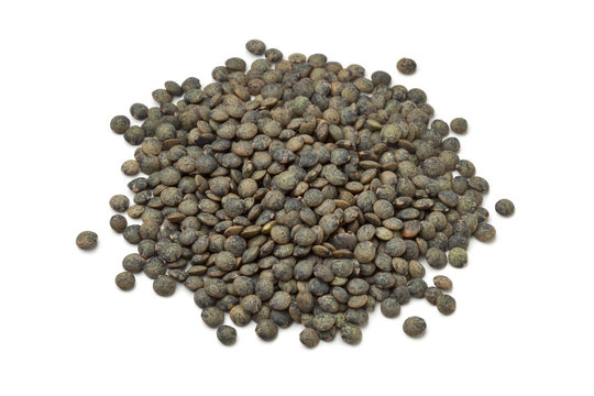 Heap of du Puy lentils