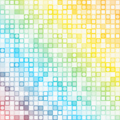 Abstract square pixel mosaic background