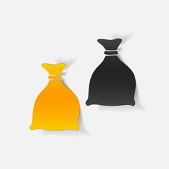 realistic design element: sack