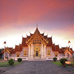 Marble Temple in Bangkok Thailand