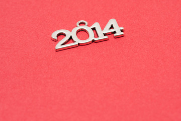 Fototapeta na wymiar Happy new year 2014 background