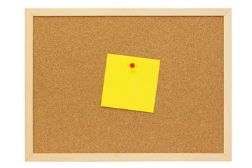 Fototapeta premium Gelbe Notiz