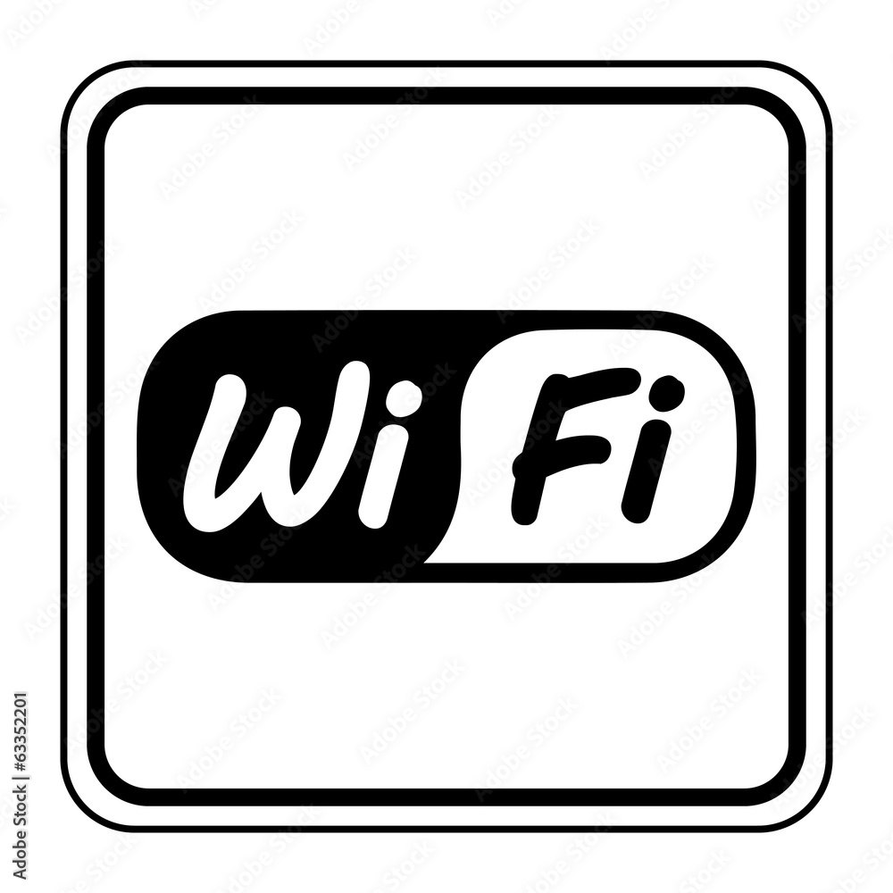 Canvas Prints Logo wifi.