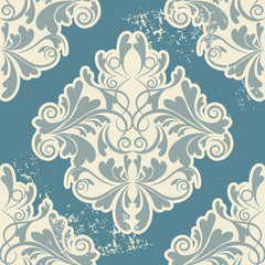 vector damask wallpaper. design elements. flower backdrop