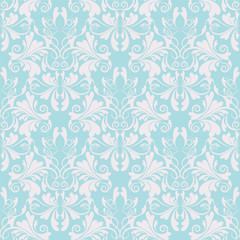 seamless wallpaper. damask pattern. flower background