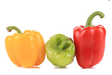 Sweet colorful peppers.