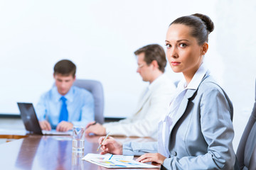 Obraz premium portrait of a successful business woman