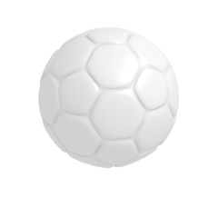 Fototapeta premium White soccer ball