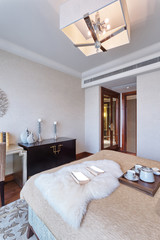 Modern master bedroom interior