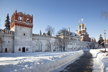 Fototapeta na wymiar Novodevichy nunnery . Moscow