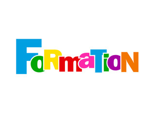 Mosaïque de Lettres "FORMATION" (études diplômes cv éducation)