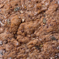 texture of baked crusty bread