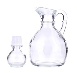 Glass bottle for oil or vinegar