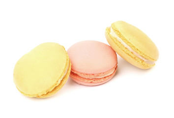 colored macaron cakes.