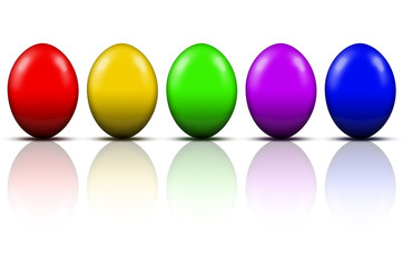 5 Eier, Ostereier