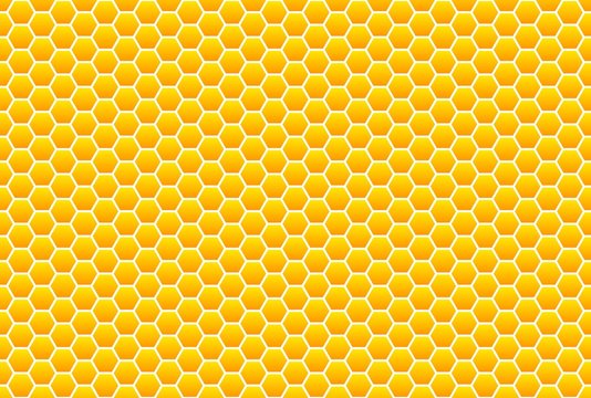 Gelb-oranges Wabenmuster