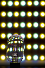 LED and incandescent light