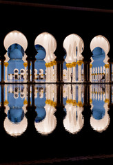 Sheikh Zayed mosque in Abu Dhabi, United Arab Emirates,