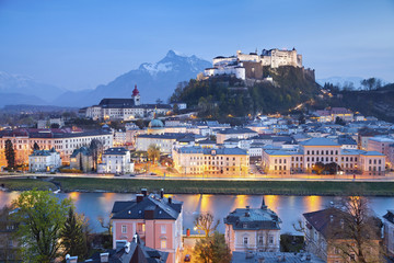 Salzburg, Austria. - obrazy, fototapety, plakaty