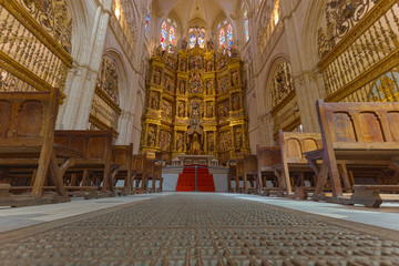Burgos Cathedral, the Altar, a Spanish World Heritage - obrazy, fototapety, plakaty