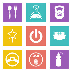 Color icons for Web Design set 41