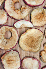 Dried apples chips