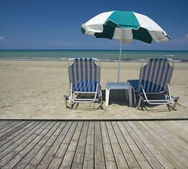 Beautiful sandy beach