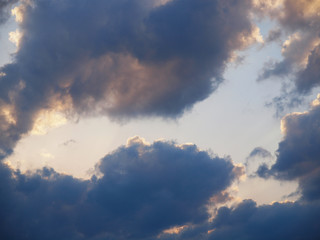 Obraz premium Beautiful clouds in the sky