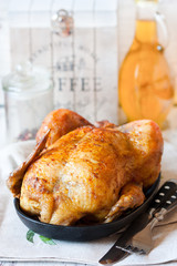whole roasted chicken