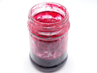 jam-jar on a white background