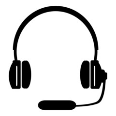 Headphones with a microphone headset