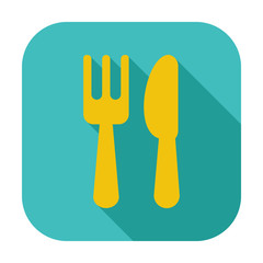Cutlery single icon.