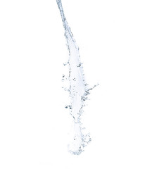 Fototapeta na wymiar Water splash isolated on white