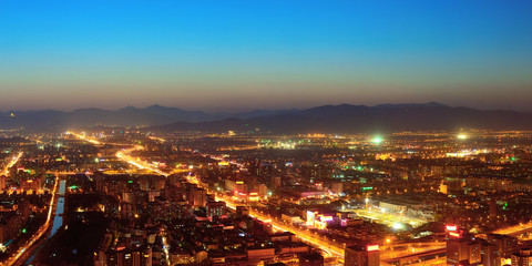 Fototapeta premium Beijing sunset