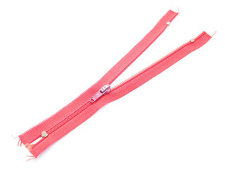 zipper on a white background