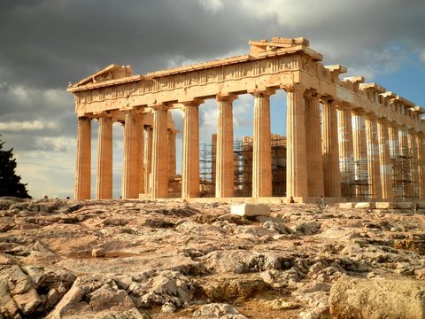Temple Ruins in Athens