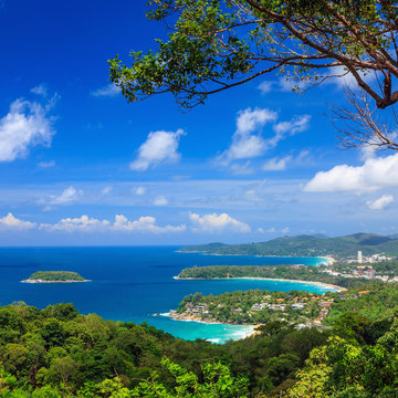 Bird Eye View Of Phuket Viewpoint In Thailand