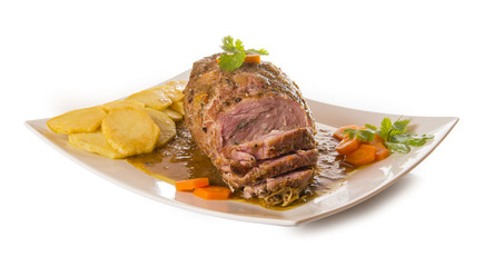 Asado relleno de cerdo