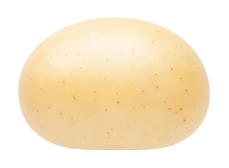 Potatoes on a white background