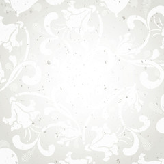 Floral paper background with copy space