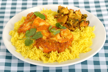 Chicken Madras with Pilau Rice